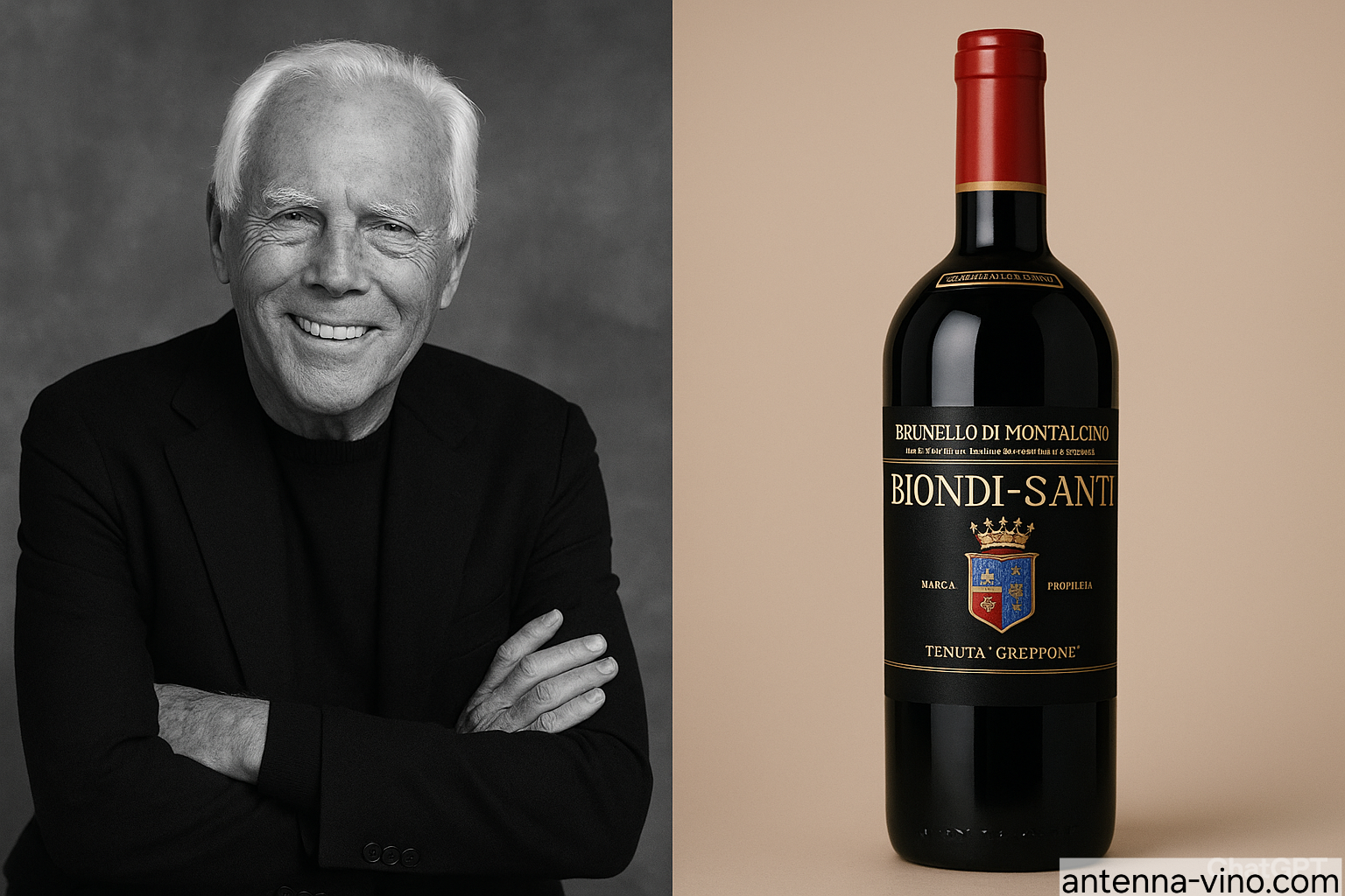 Armani come un Brunello Biondi Santi: L’eleganza che sfida il tempo e racconta l’anima italiana”Armani come un Brunello Biondi Santi: L’eleganza che sfida il tempo e racconta l’anima italiana