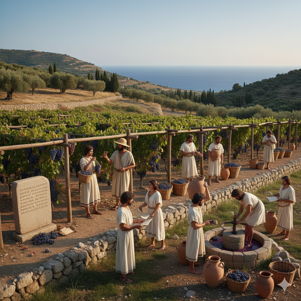 Creta, una Patria con Due Anime: Paterianakis e Manousakis, il Diritto e il Vino dell’Isola