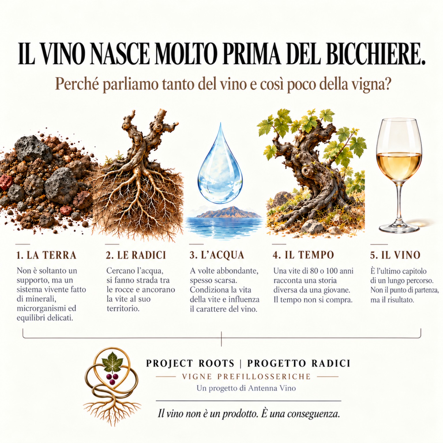 Storia 001 — Il vino nasce molto prima del bicchiere